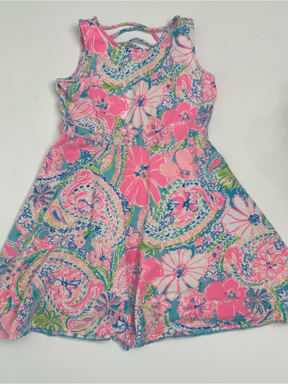 Lilly Pulitzer Girls Flock Full of Fun Carice Dress Size 10